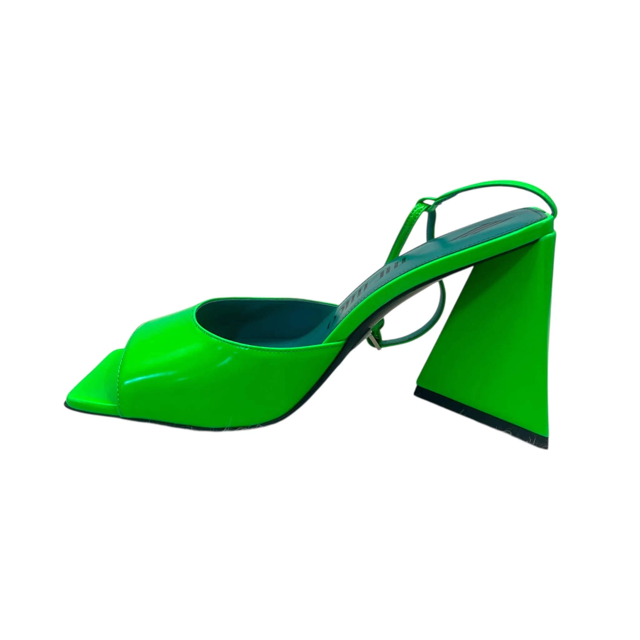 The Attico Neon Leather Sandals EU 39