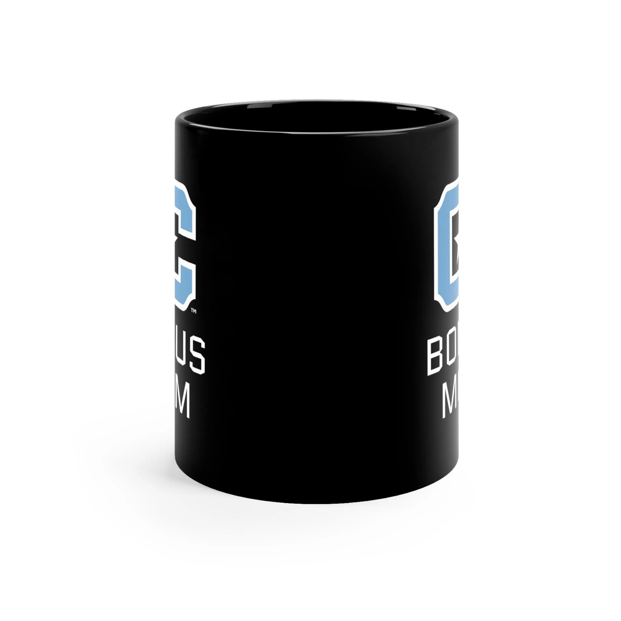 The Citadel Block C Logo, Sports Bonus Mom, Black Mug, 11oz