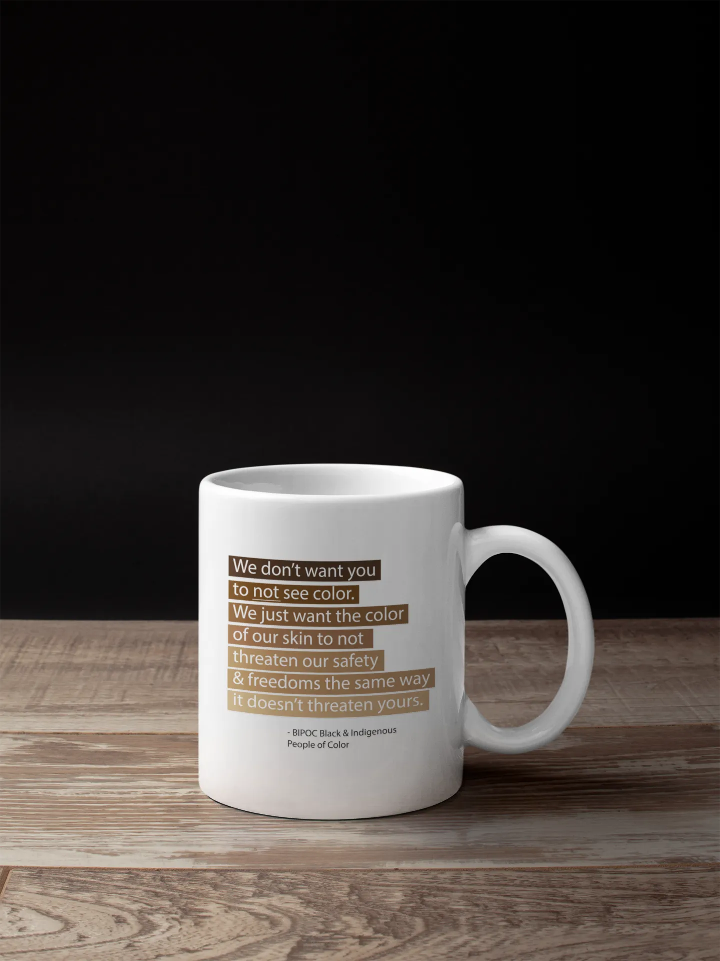 To Not See Color Mug 11oz