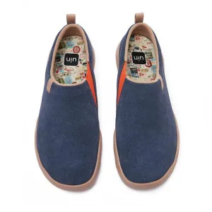 Toledo II Deep Blue Cow Suede Men
