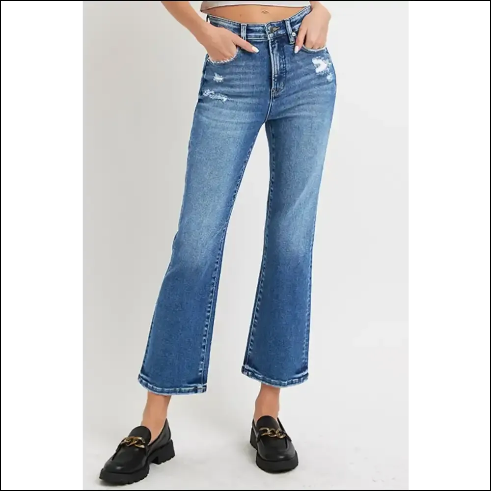 Tummy Control High Rise Jeans: Because who Needs Abs when you have Style? 😄👖