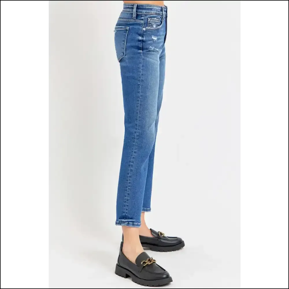Tummy Control High Rise Jeans: Because who Needs Abs when you have Style? 😄👖