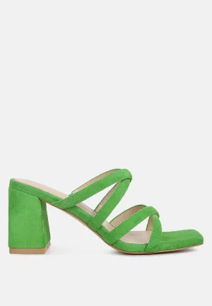 Valentina Strappy Casual Block Heel Sandals By Ruw