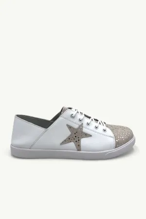Vicki™ White   Silver Champagne Spots