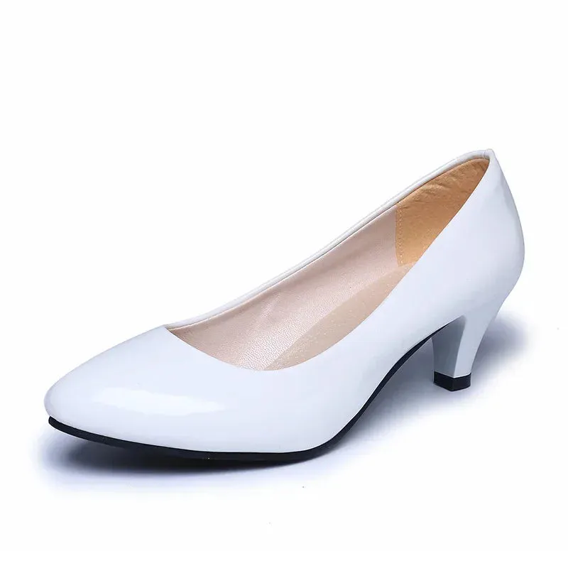 Women Pumps Nude Shallow Mouth Women Shoes Fashion Office Work Wedding Party Shoes Ladies Low Heel Shoes Summer Heels