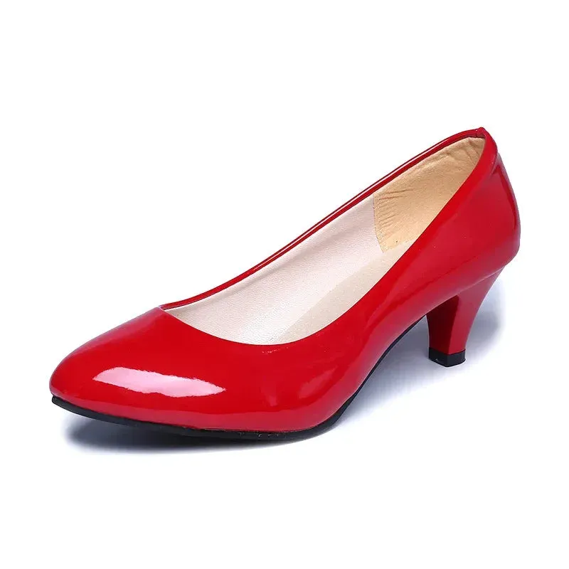 Women Pumps Nude Shallow Mouth Women Shoes Fashion Office Work Wedding Party Shoes Ladies Low Heel Shoes Summer Heels