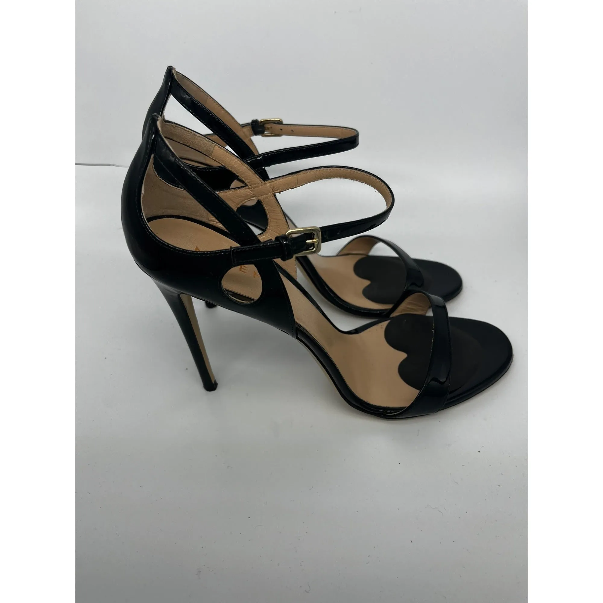 Women’s M. Gemi black patent Lucciola heels #2533