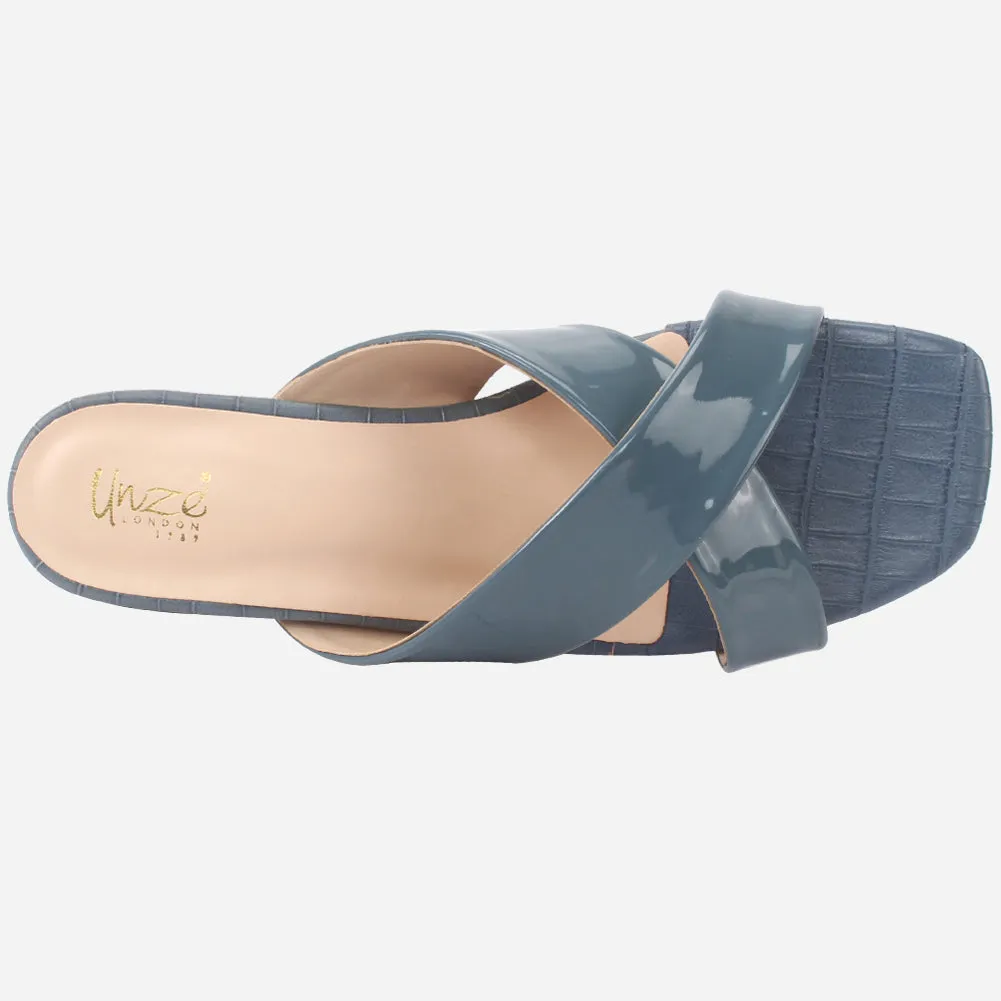 Womens "ZUHAI" Shimmery Everyday Slip-ons Shoes