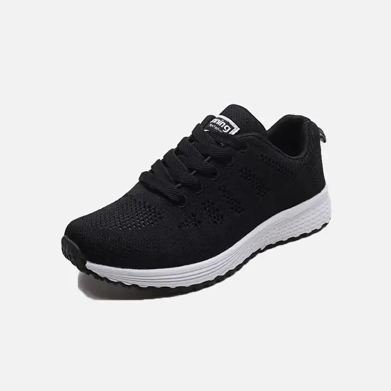 Y2K Minimal Breathable Flat Sneakers for Avant-Garde Fashion